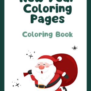 New Year Coloring Pages Santa Claus