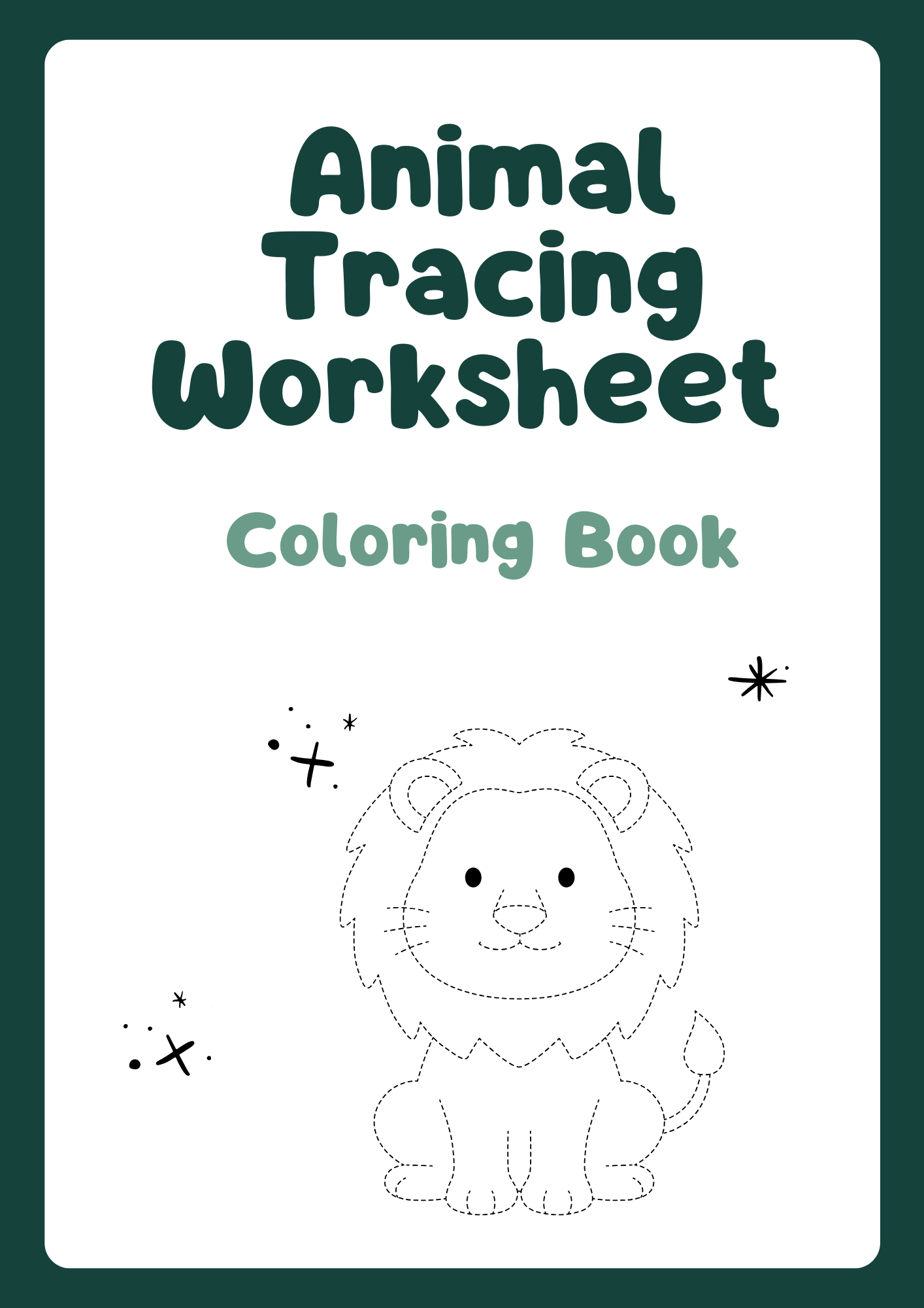 Animal Tracing Worksheet