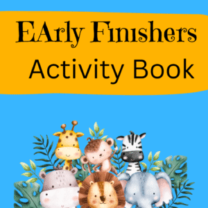 Early Finishers Activity Book worksheets  for Kids